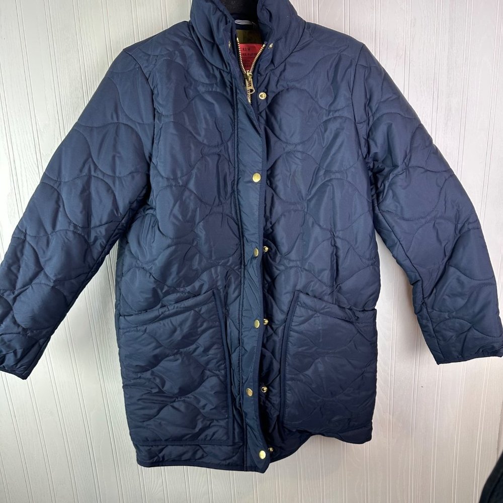 J. Crew Winter Coat Signature Puffer Navy Blue Size‎ XS NWT